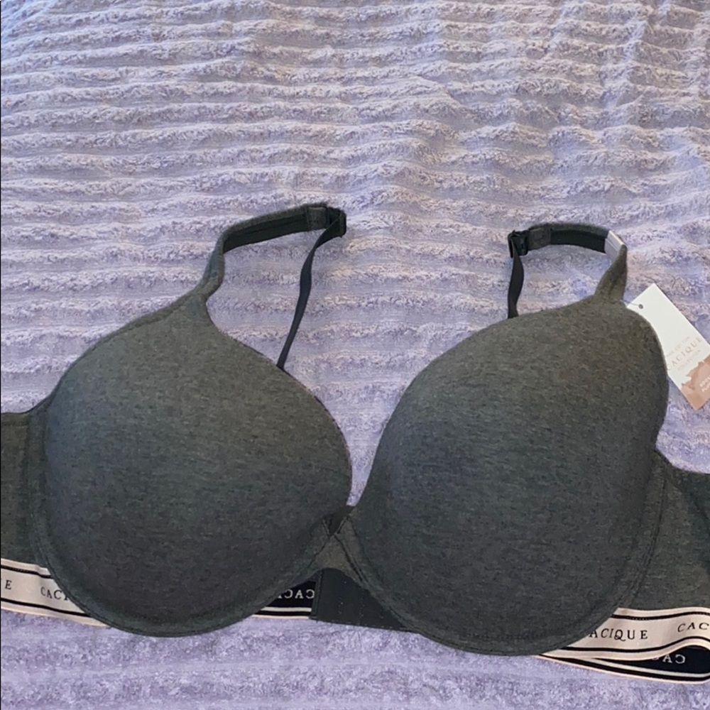Cacique boost plunge back hook bra